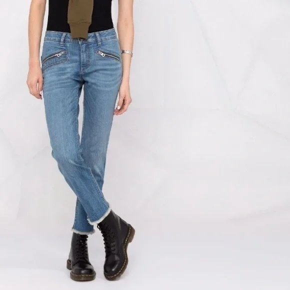 Zadig Voltaire Jeans Nwot Zadig Voltaire Ava Slimcut Cropped